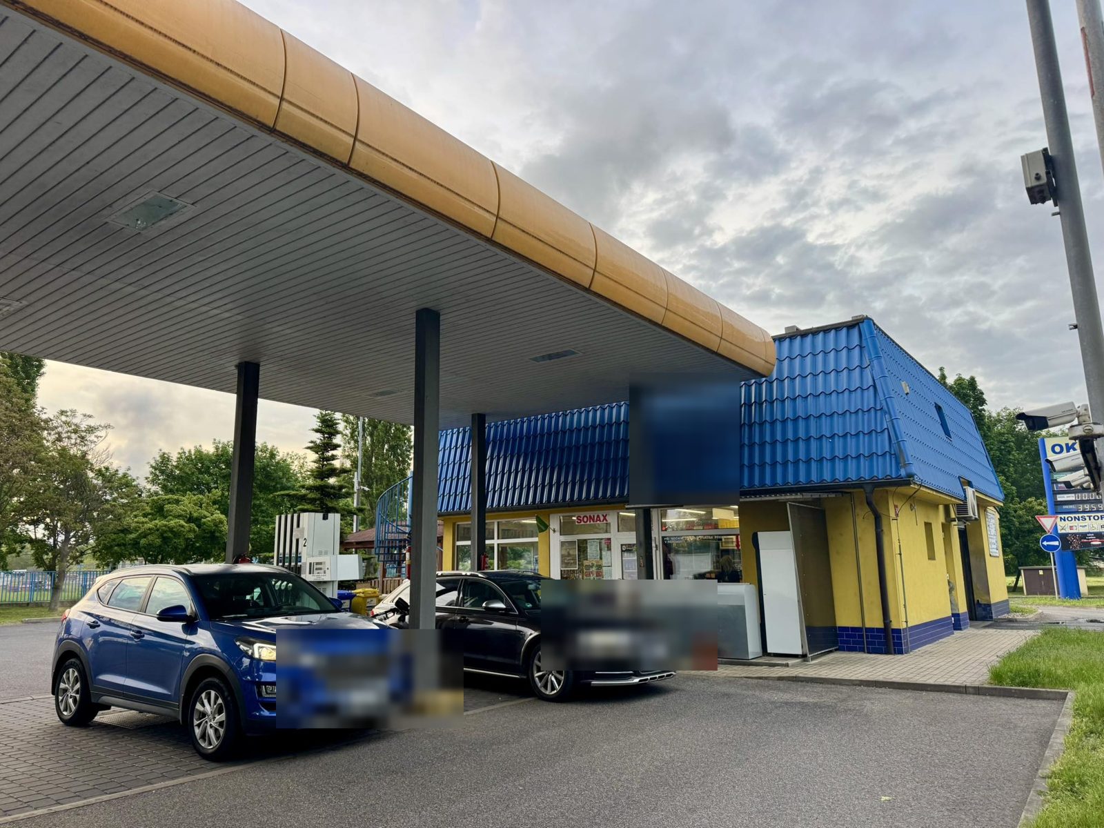 Čerpací stanice AUTO BOUŠKA Štětí – pohled na areál